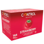 Control - Adapta Strawberry Condoms 144 Units