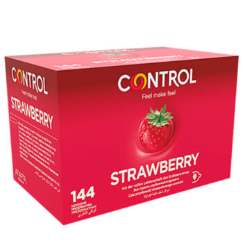 Control - Adapta Strawberry Condoms 144 Units