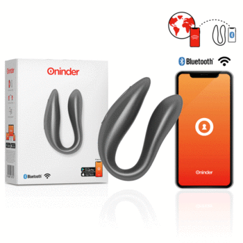 Oninder - Lisboa G-spot & Clitoral Stimulator Black - Free App