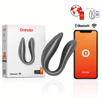 Oninder - Lisboa Black G-point & Clitoris Stimulator - Free App