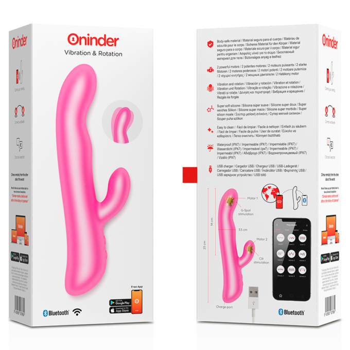Oninder - Oslo Vibration & Rotation Pink - Free App