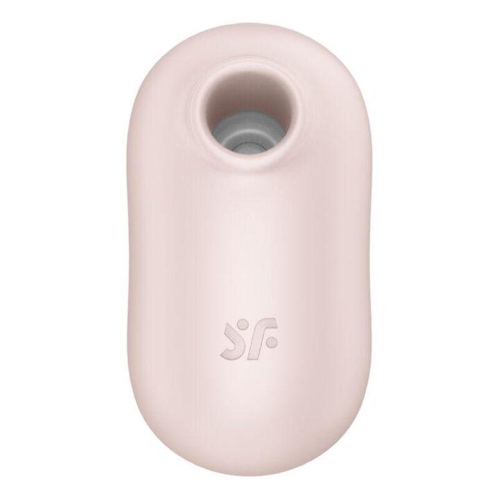 SATISFYER - PRO TO GO 2 ESTIMULADOR E VIBRADOR DE PULSO DE AR DUPLO BEGE