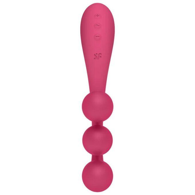 SATISFYER - MULTI VIBRADOR TRI BALL 1 VERMELHO