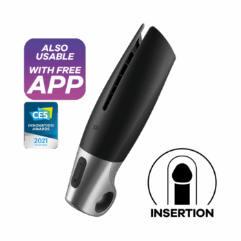 SATISFYER - MASTURBADOR POWER PRETO