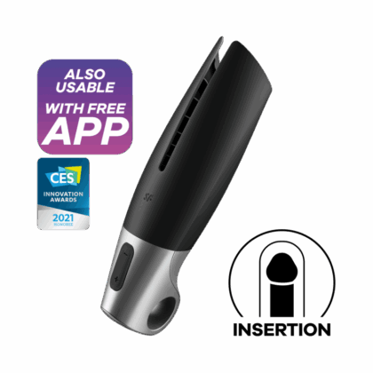 SATISFYER - MASTURBADOR POWER PRETO