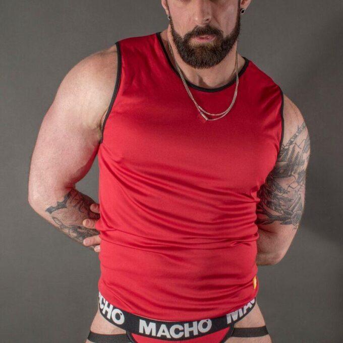 MACHO - T-SHIRT VERMELHA L/XL