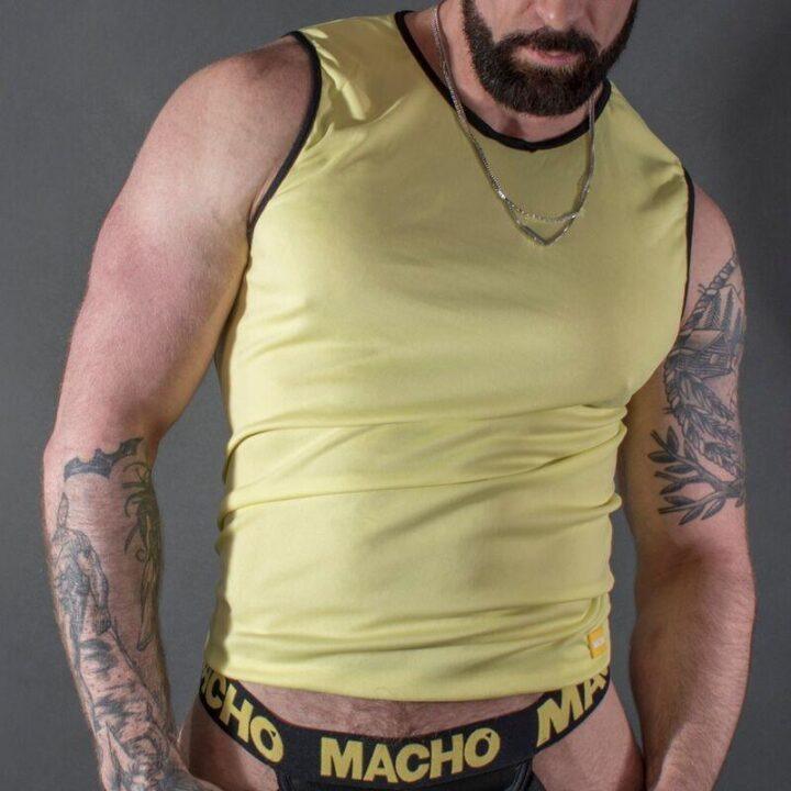 MACHO - T-SHIRT AMARELO L/XL