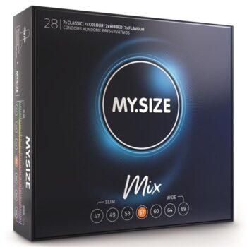 My Size - Mix Condoms 57 Mm 28 Units