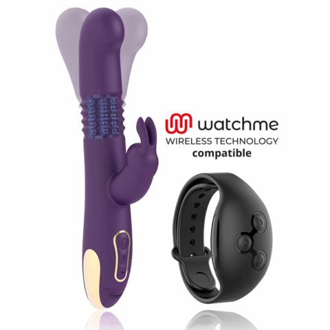 TREASURE - BASTIAN VIBRADOR RABBIT UP & DOWN ROTADOR E VIBRADOR + CONTROLO REMOTO WATCHME