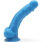 GET REAL - HAPPY DICKS 19 CM WITH BALLS BLUE
