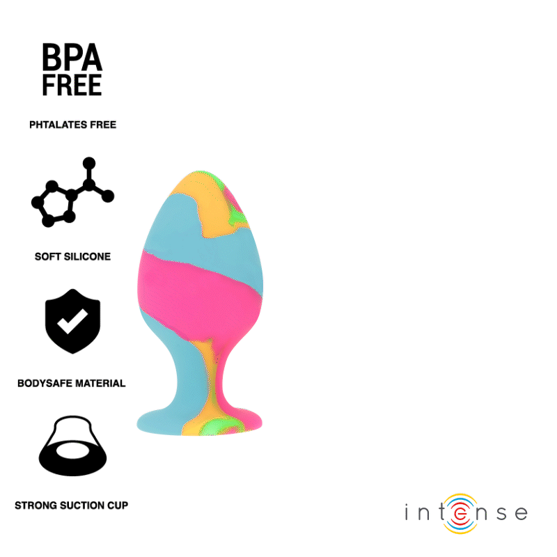 Intense - Multicolor Silicone Plug Set