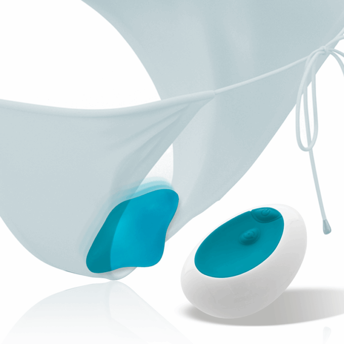 INTENSE - SAMANTHA PANTIE CONTROLE REMOTO AZUL