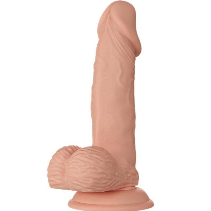 BAILE - ENCONTRO LINDO ZEBULON DILDO FLEXÍVEL REALISTA 19,4 CM NATURAL
