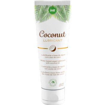 INTT - LUBRIFICANTE VEGANO BASE DE GUA COM INTENSO SABOR DE COCO