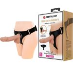 Pretty Love - Harness Briefs Universal Harness With Dildo Jerry 21.8 Cm Natural