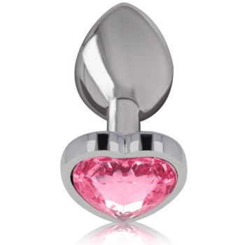 INTENSE-ANAL-TOYS-INTENSE-METAL-ALUMINUM-ANAL-PLUG-HEART-PINK-SIZE-M-1