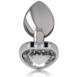 INTENSE-ANAL-TOYS-INTENSE-METAL-ALUMINUM-ANAL-PLUG-HEART-WHITE-SIZE-S-1