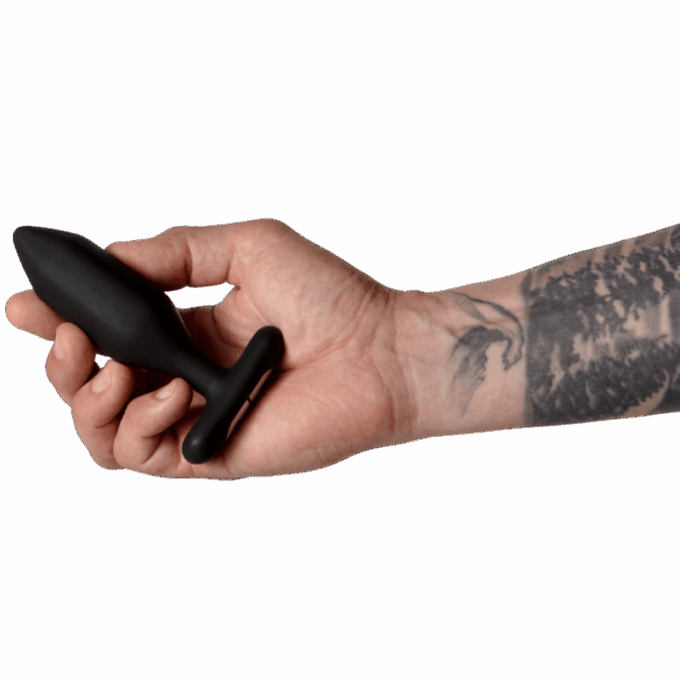 JE JOUE - VIBRADOR ANAL PLUG ONYX PRETO