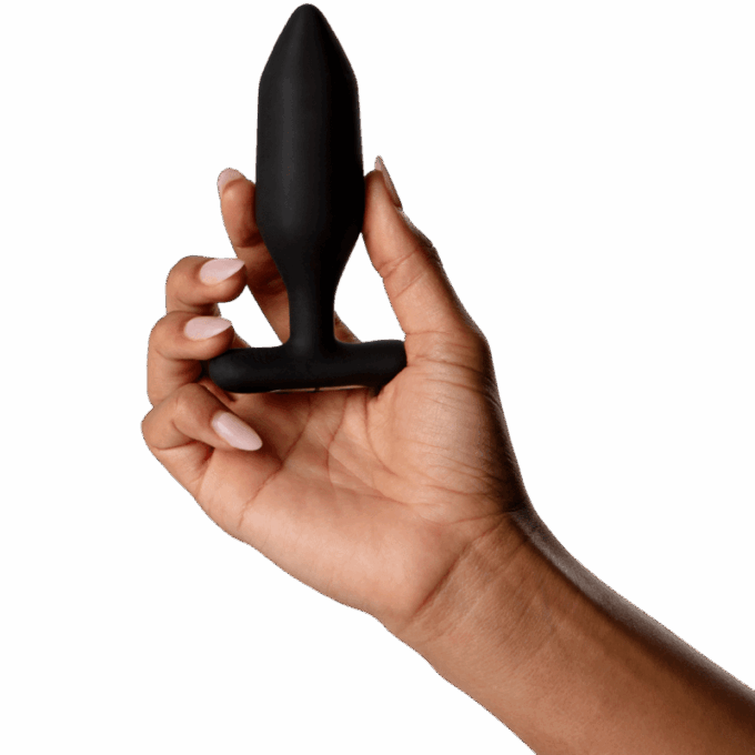 JE JOUE - VIBRADOR ANAL PLUG ONYX PRETO