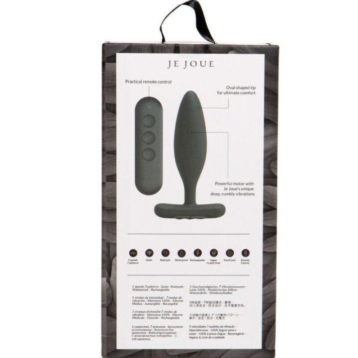 JE JOUE - VIBRADOR VESTA ANAL PLUG PRETO