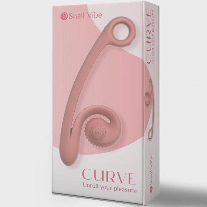 SNAIL VIBE - VIBRADOR CURVE LARANJA