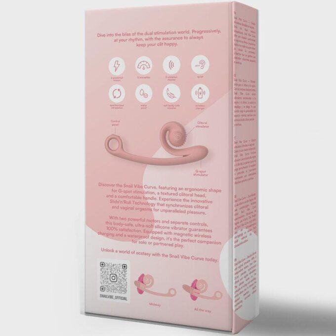 SNAIL VIBE - VIBRADOR CURVE LARANJA