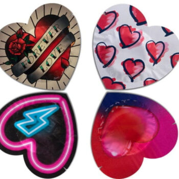 Pasante - Condoms Red Heart Shape Bag 144 Units