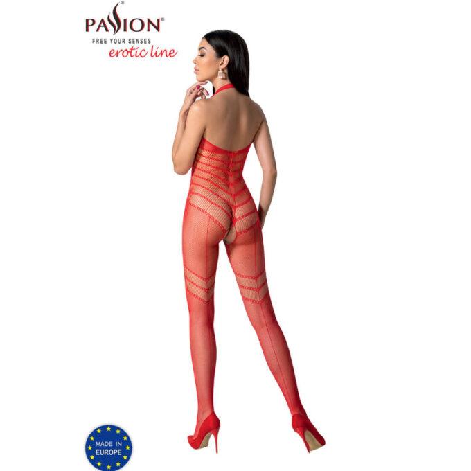 Passion - Bs100 Bodystocking Red One Size