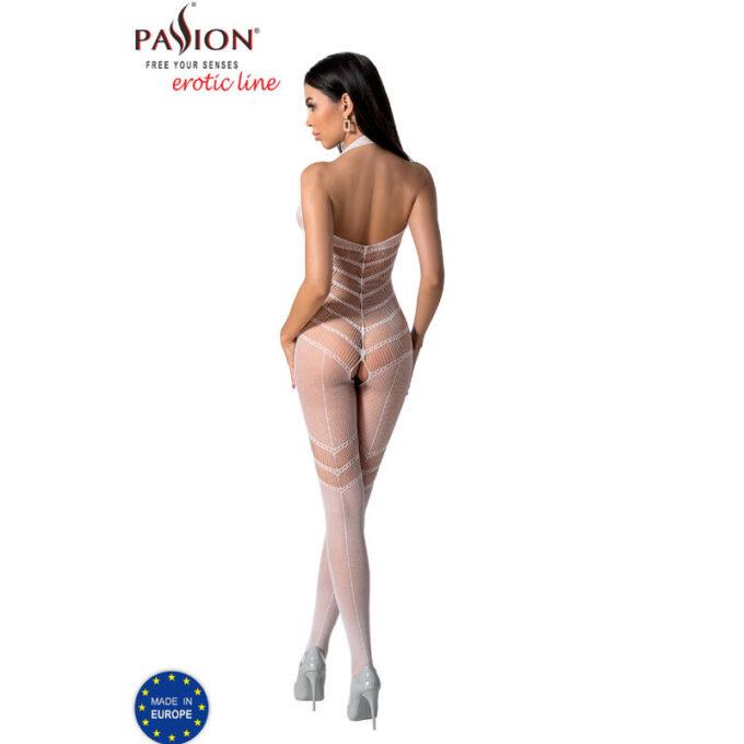 Passion - Bs100 White Bodystocking One Size