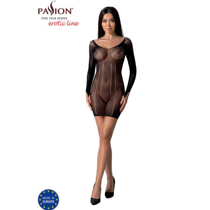 Passion - Bs101 Bodystocking Black One Size