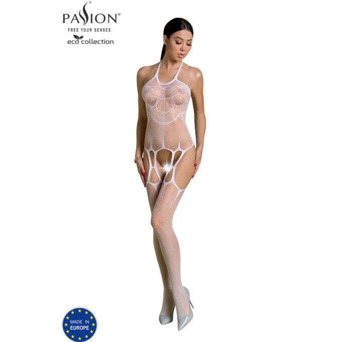 Passion - Eco Collection Bodystocking Eco Bs002 White