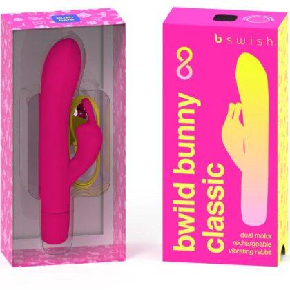 B-SWISH-B-SWISH-BWILD-BUNNY-INFINITE-CLASSIC-SILICONE-RECHARGEABLE-VIBRATOR-SUNSET-PINK-1