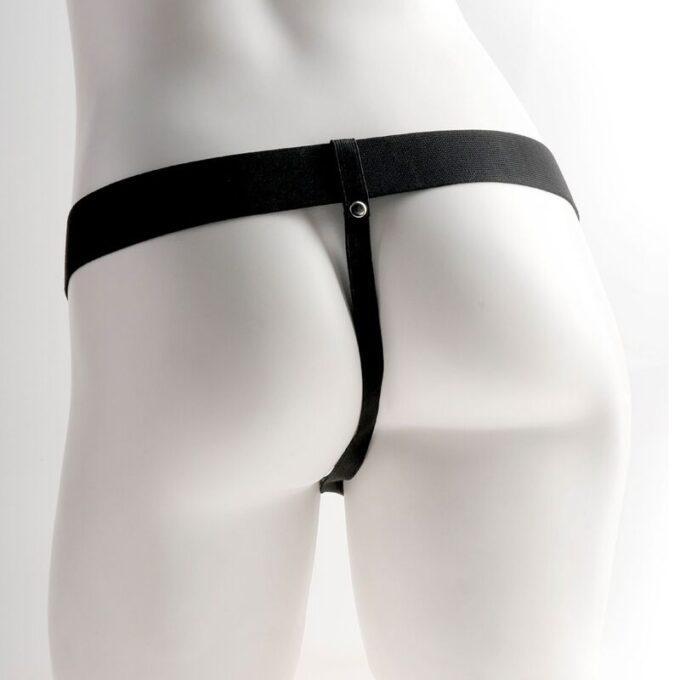 Fetish Fantasy Series - Adjustable Harness Realistic Penis With Balls Rechargeable And Vibrator 23 Cm