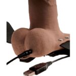 Fetish Fantasy Series - Adjustable Harness Realistic Penis With Rechargeable Testicles And Vibrator 15 Cm