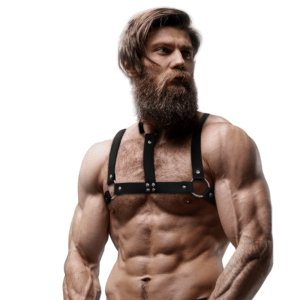 FETISH-SUBMISSIVE-ATTITUDE-FETISH-SUBMISSIVE-ATTITUDEtrade-ADJUSTABLE-ECO-LEATHER-CHEST-HARNESS-WITH-NECKLACE-FOR-MEN-1