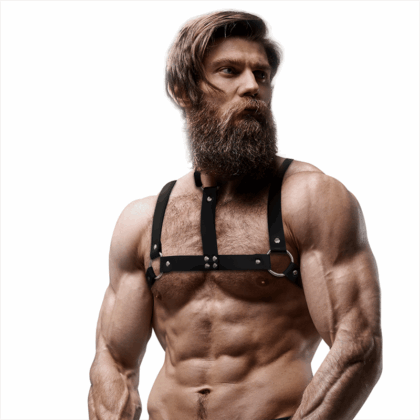 FETISH-SUBMISSIVE-ATTITUDE-FETISH-SUBMISSIVE-ATTITUDEtrade-ADJUSTABLE-ECO-LEATHER-CHEST-HARNESS-WITH-NECKLACE-FOR-MEN-1