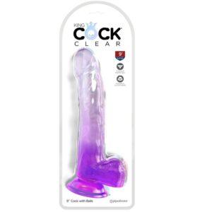 KING-COCK-KING-COCK-CLEAR-DILDO-WITH-TESTICLES-20.3-CM-PURPLE-1