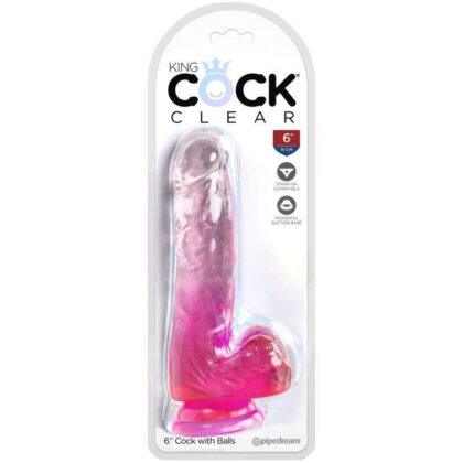KING-COCK-KING-COCK-CLEAR-REALISTIC-PENIS-WITH-BALLS-13.5-CM-PINK-1