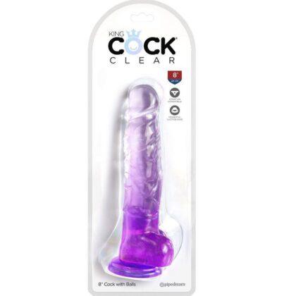 KING-COCK-KING-COCK-CLEAR-REALISTIC-PENIS-WITH-BALLS-16.5-CM-PURPLE-1