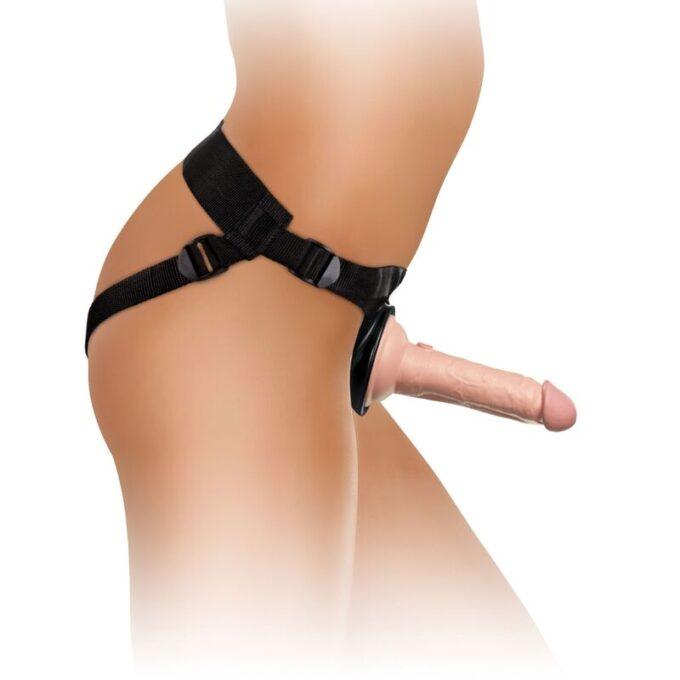 King Cock - Elite Adjustable Harness With Dildo 15.2 Cm For Beginners