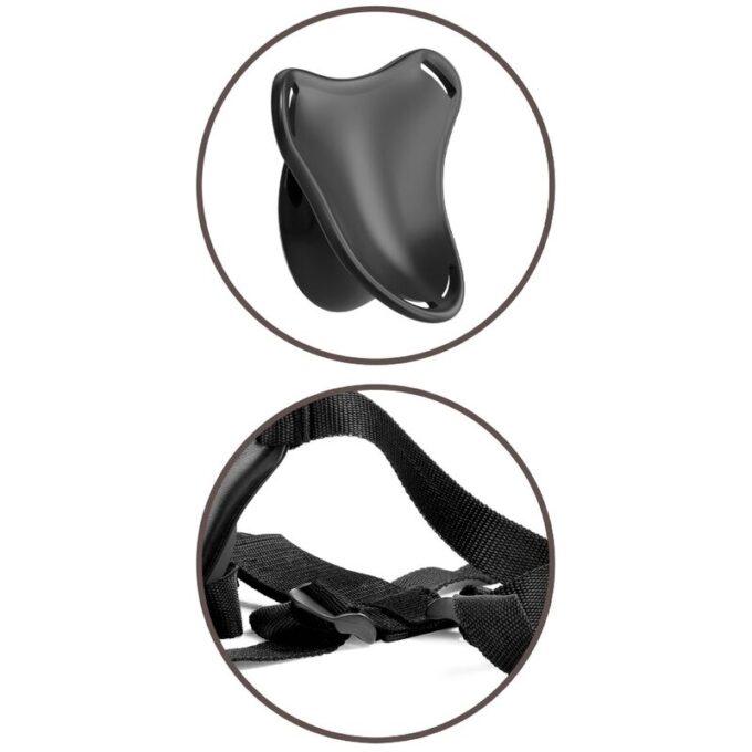 King Cock - Elite Adjustable Harness With Dildo 15.2 Cm For Beginners