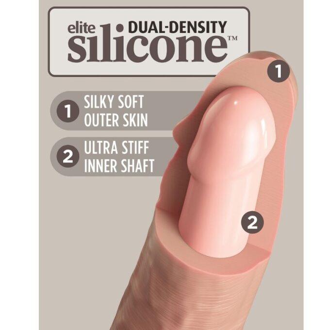 King Cock - Elite Adjustable Harness With Dildo 15.2 Cm For Beginners