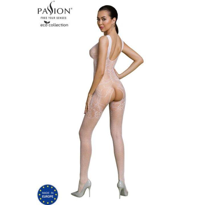 PASSION - COLEO ECO BODYSTOCKING ECO BS012 BRANCO