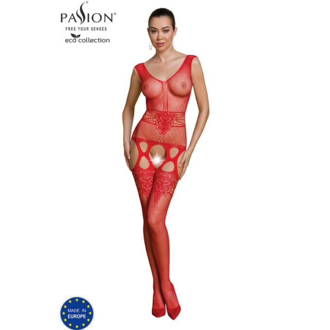 Passion - Eco Collection Bodystocking Eco Bs014 Red