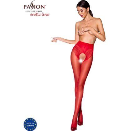PASSION - TIOPEN 006 RED TIGHTS 1/2 30 DEN