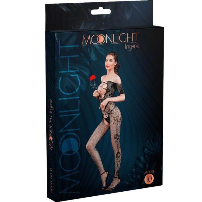 Moonlight - Model 10 Bodystocking Black One Size