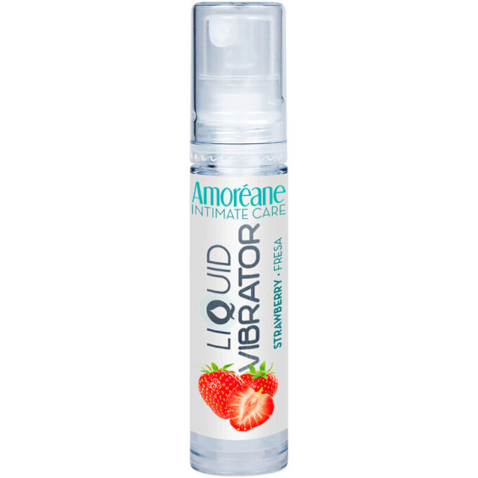 Amoreane - Vibrating Liquid Strawberry 10 Ml