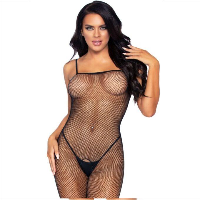 Leg Avenue - Bodystocking Fishnet With Opening