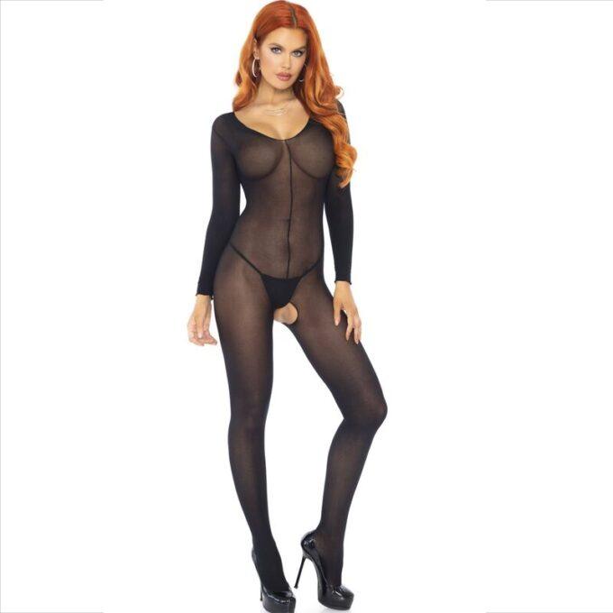 Leg Avenue - Bodystocking Long Sleeve Black