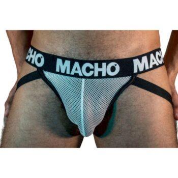 MACHO - MX26X1 JOCK GRID BRANCO XL